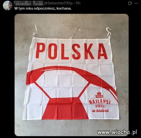 Flaga Polski Tyskie