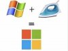 Ktoś wyprasował logo Windowsa