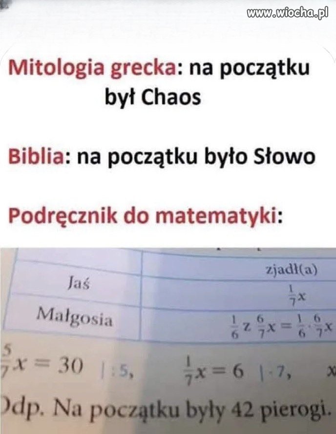 Na początku był chaos czy słowo?