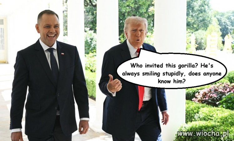 Trump znów będzie czytał jego nazwisko z promptera