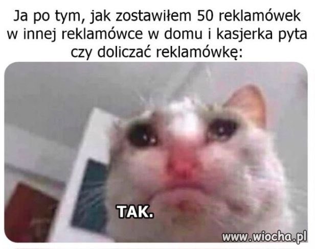 Tak, poproszę reklamóweczkę