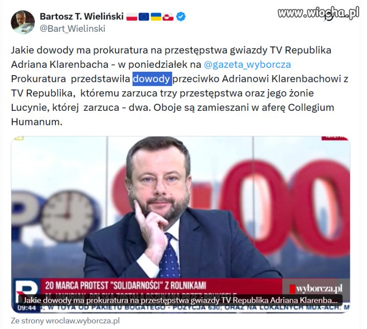 Z cyklu; ,,ataki polityczne''