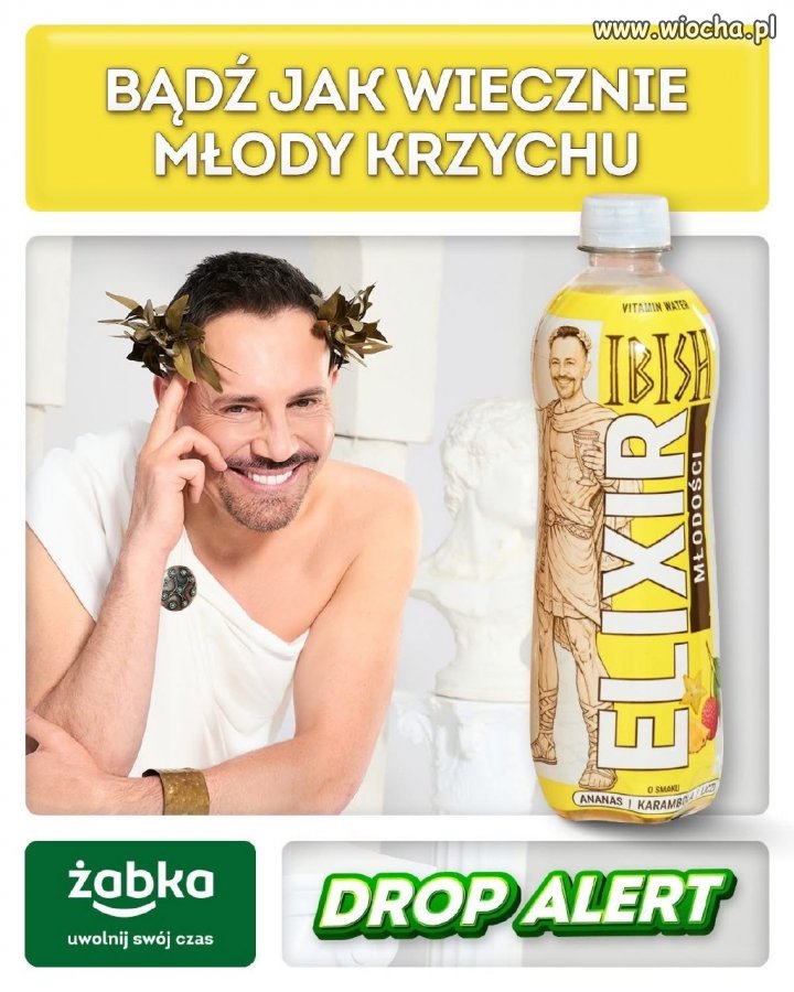 Krzysiu Ibisz wypuszcza eliksir młodości