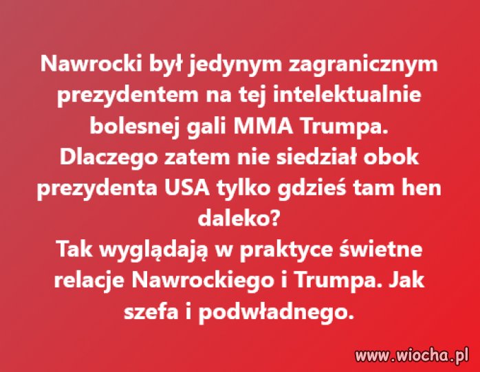 Podobno KO tylko wyje z rozpaczy i zazdrości sukcesu!