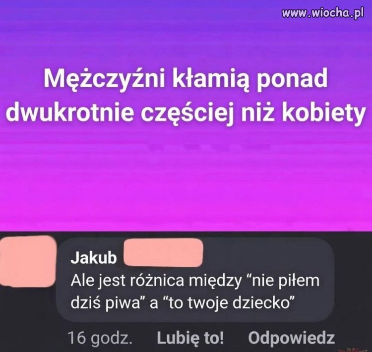 Mężczyźni kłamią częśćiej