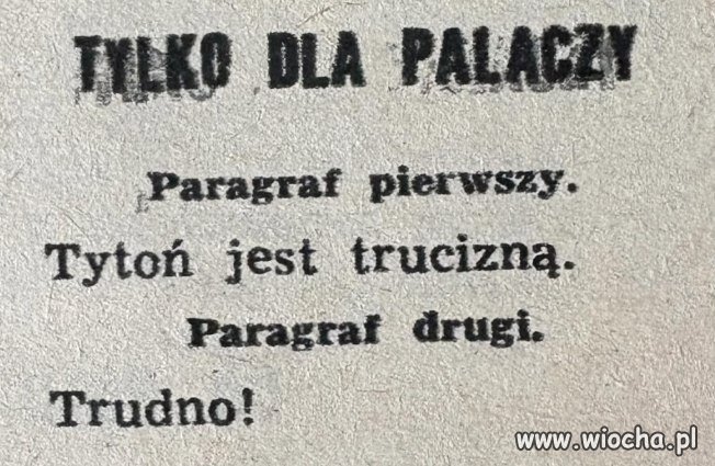 Tylko dla palaczy