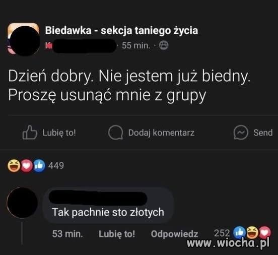 Nie jestem już biedny
