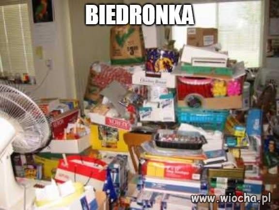 Typowe zakupy w Biedronce
