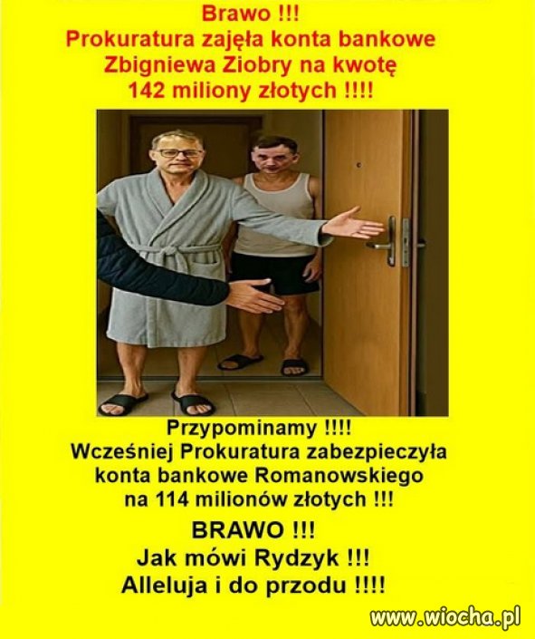 Kwoty są bajońskie !!! Jak krasc to miliony...