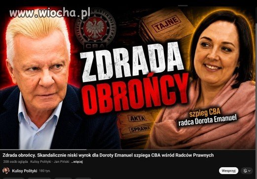 Mecenas zdradziła swojego klienta, zdradzi i was!