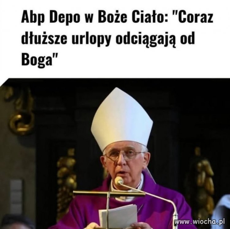 Urlopy odciągają od Boga?
