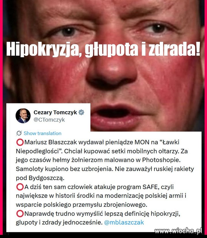 Ludwik Dorn: "Błaszczak to chodzący deficyt intelektualny".