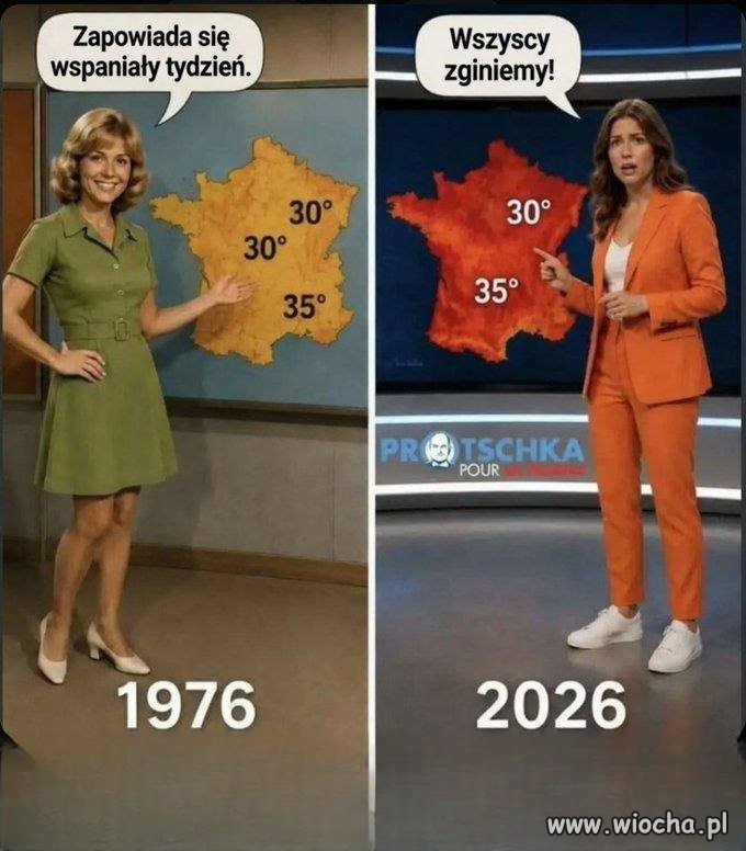 Kiedyś jak było 30 stopni to było super
