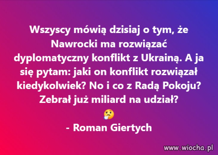 Polityka i dyplomacja to nie mordobicie na ustawce.