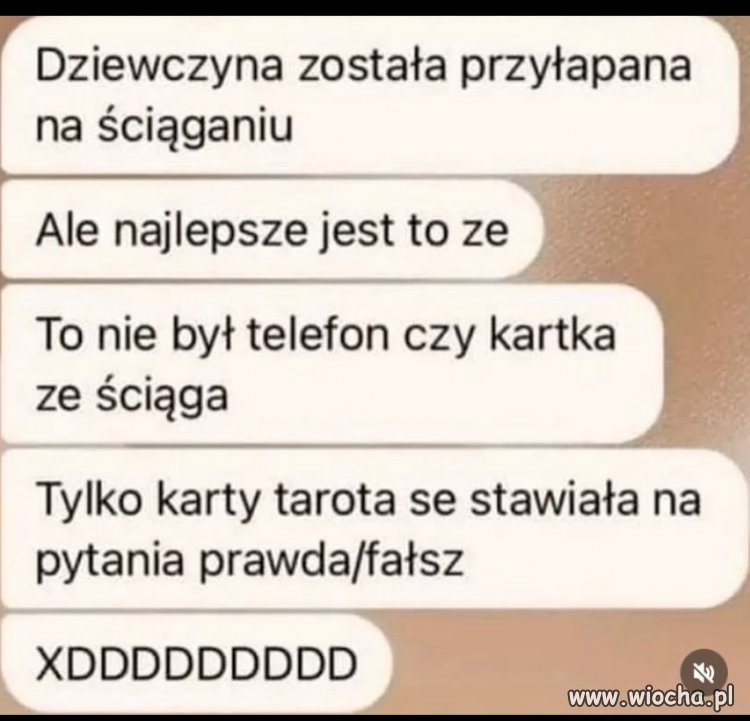 Dziewczyna stawiała tarota