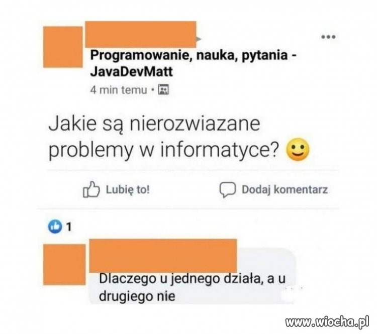 Dlaczego u jednego działa