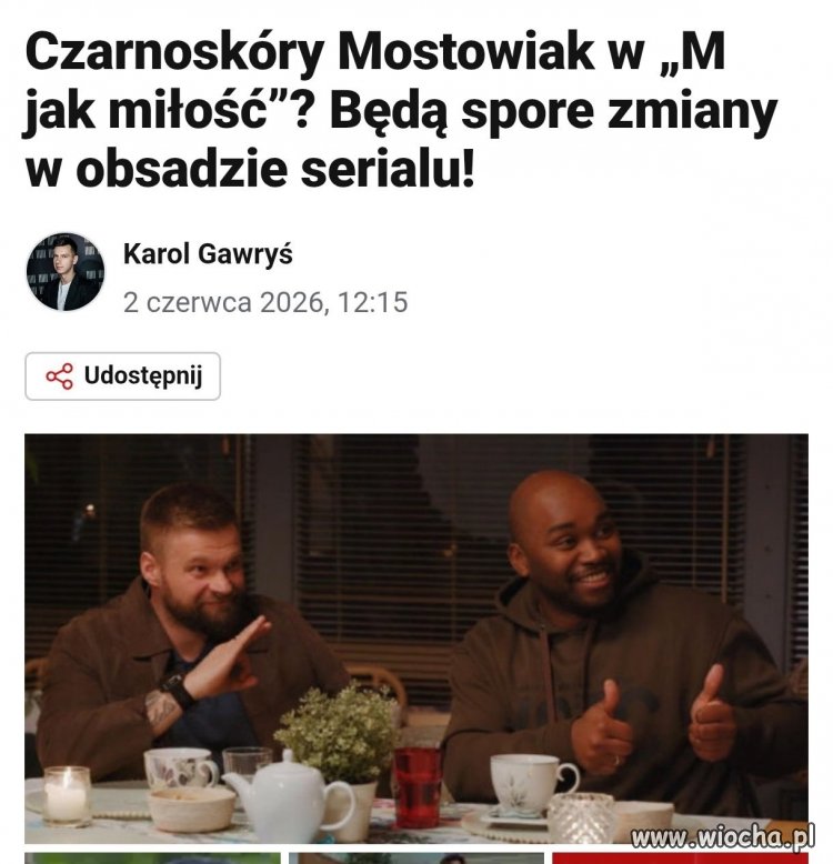 Czarnoskóry Mostowiak?
