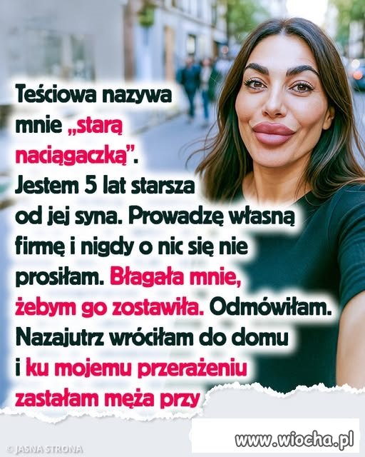 Patrząc na usta , to raczej "starą obciągaczką"...