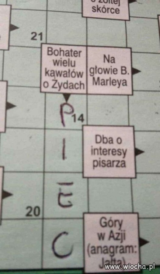 Bohater wielu kawałów o Żydach