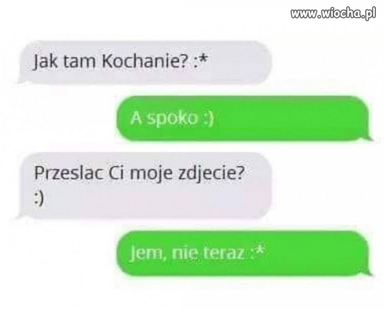 Przesłać ci moje zdjęcie?