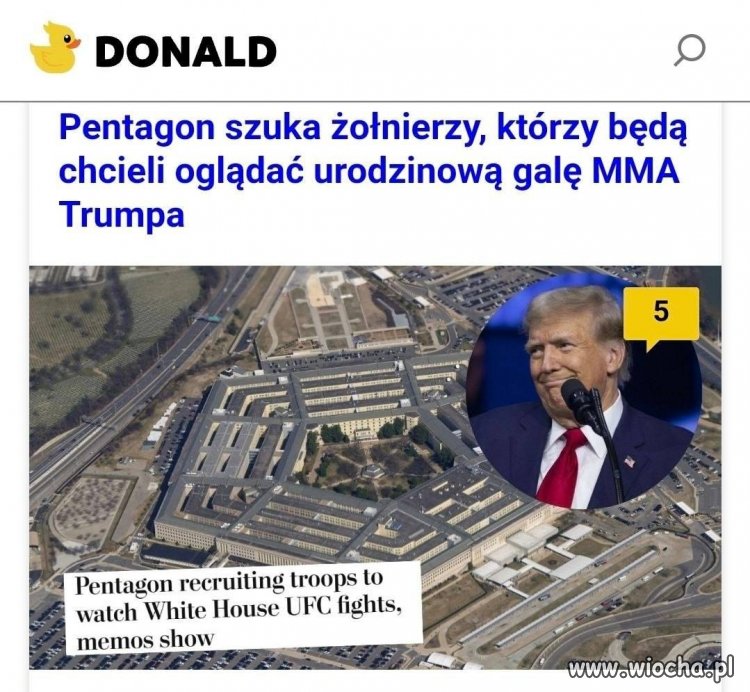 Pentagon szuka żołnierzy