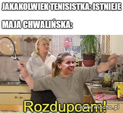 Maja Chwalińska rozbiła tenisowy bank
