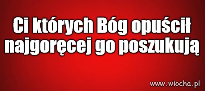 Kaprawym okiem ateisty patrząc ...
