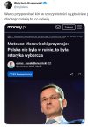 Coś jak Mentzen straszący robakami.   