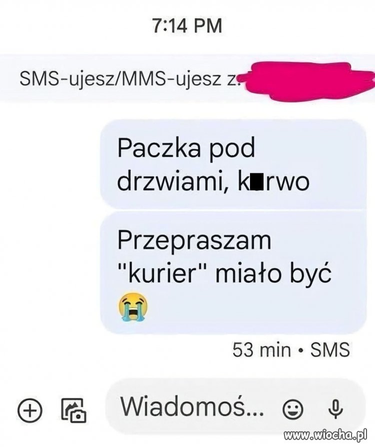 Przepraszam!
