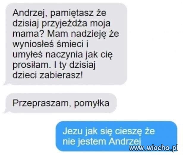 Andrzej... przepraszam, pomyłka