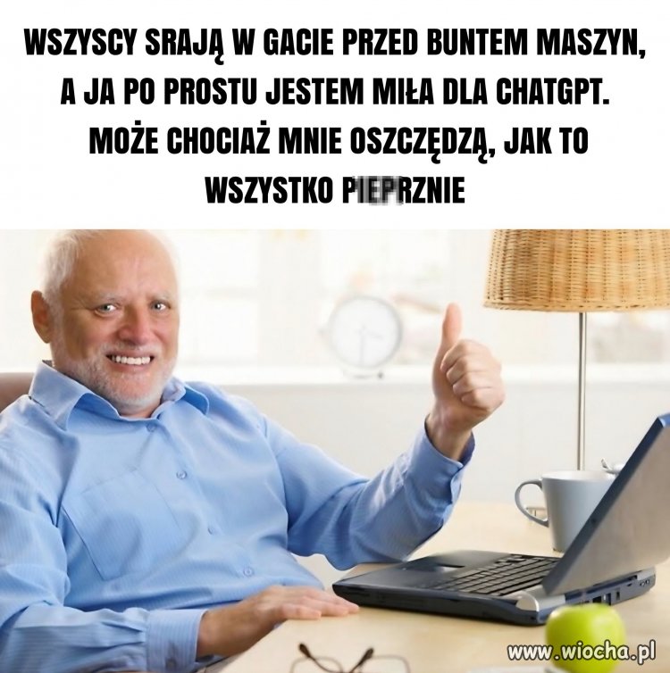 Ja jestem miły dla ChatGPT