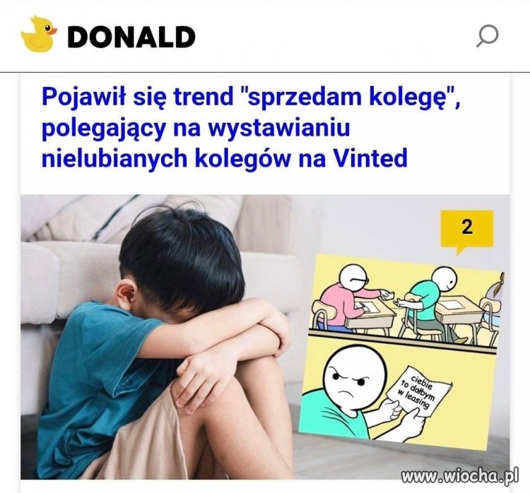 Sprzedam kolegę