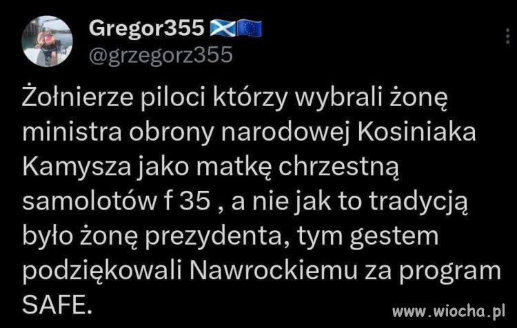 Wszyscy mu kiedyś podziękujemy...