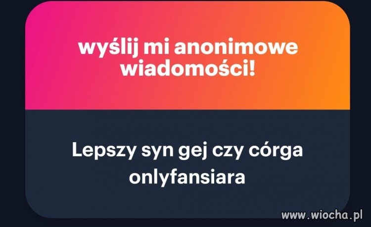 Syn gej czy córka onlyfansiara?
