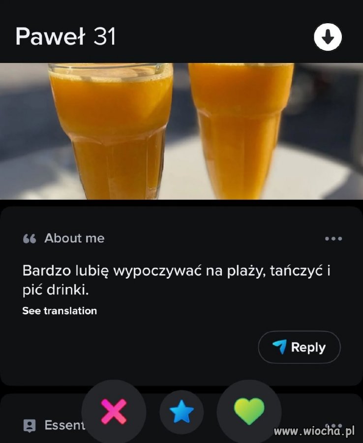 Paweł jest stworzony do korzystania z all-inclusive