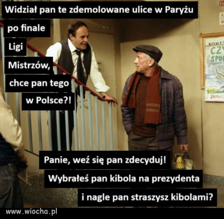 Teraz kibol szkodnik chce demolowac Polske!