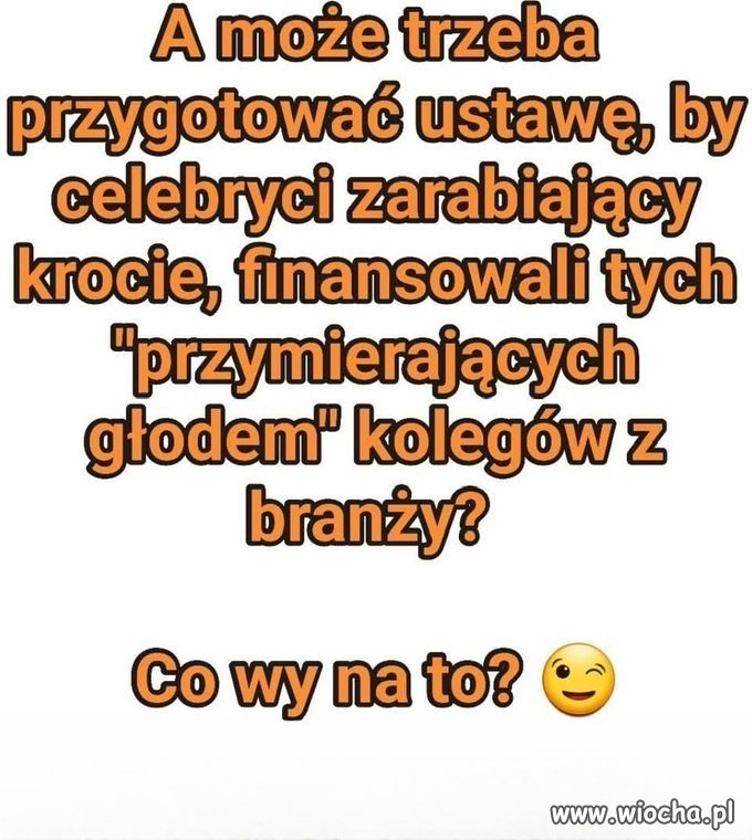 Bogaci influ będą finansować artystów?