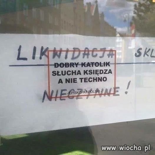 Dobry katolik słucha księdza