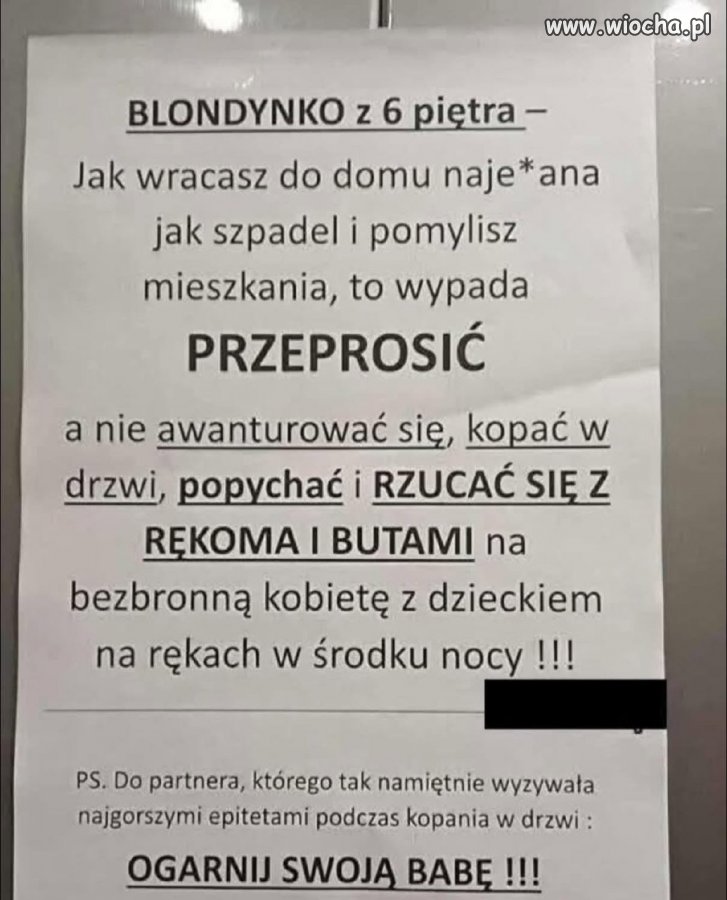 Wypada przeprosić