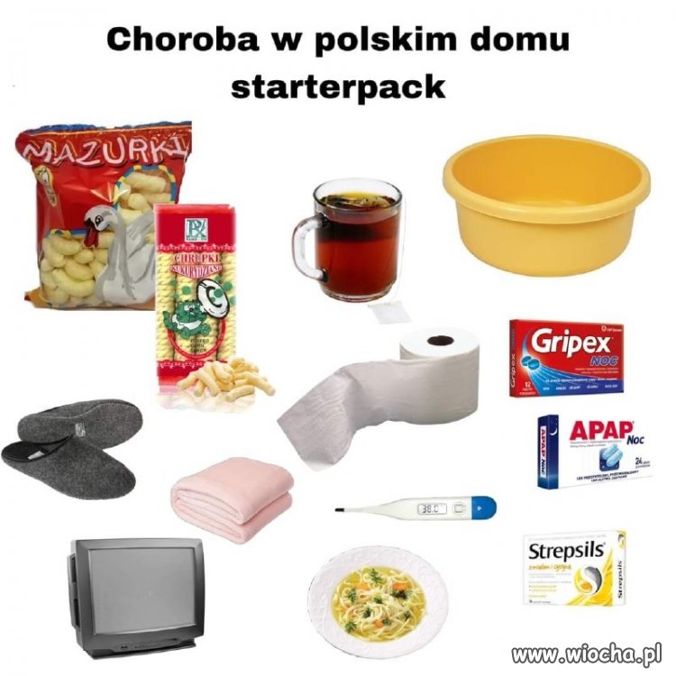 Chorowanie w polskim domu