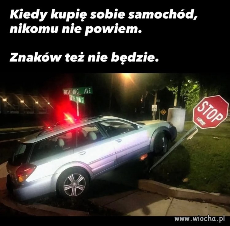 Znaków nie będzie
