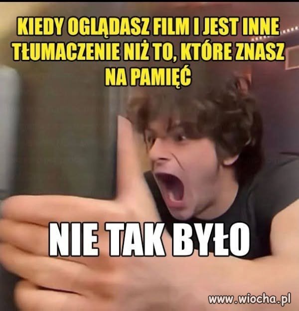 Przecież oni inaczej mówili