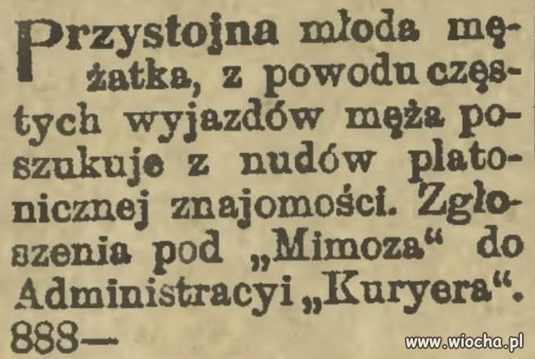 Młoda mężatka poszukuje z nudów