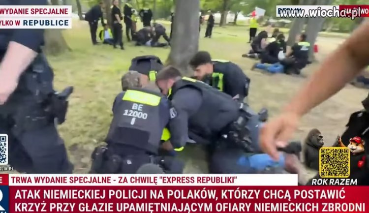 Great News: Bąkiewicz zatrzymany w Berlinie.